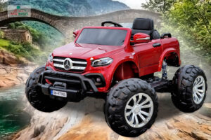 WIELKI Mercedes X Monster Truck! Pojazd dla dzieci na akumulator