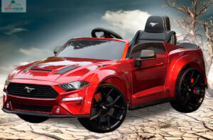 Ford Mustang 2x300W (600W!) 2x12V7Ah (24V!) DRIFTOWANIE - BORDOWY LAKIEROWANY