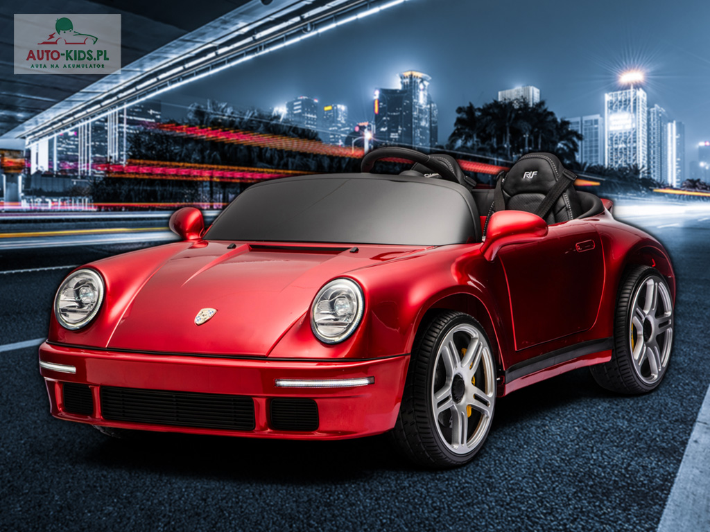 Porsche 911 RUF Wersja Premium CICHE SILNIKI 2x150W (300W!) 24V 8Ah! - BORDOWY LAKIEROWANY