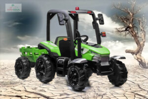 Wielki Traktor z dachem i z Przyczepą Wersja Premium 2x200W 24V 9Ah