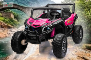 Wielki pojazd 2-osob. Buggy Off-Road Mega Moc 2x200W+2x45W 24V7AH RÓŻOWY