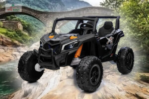 Wielki pojazd 2-osob. Buggy Off-Road Mega Moc 2x200W+2x45W 24V7AH CZARNY