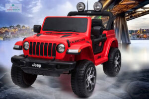 Pojazd dla dzieci Jeep Rubicon Wrangler 4x45W 12V14Ah kluczyk