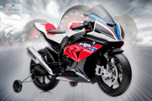 Motocykl dla dzieci Ścigacz BMW HP4 Race 2x35W 12V7Ah CZERWONY