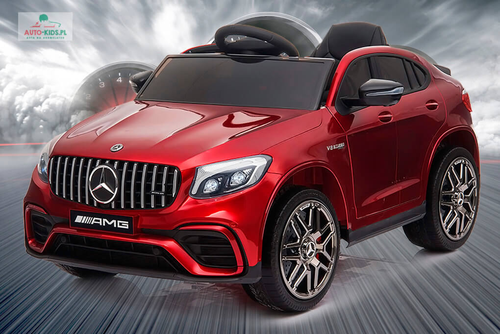 Pojazd Coupe Mercedes GLC 63S 1-os. 4x4 180W 12V7Ah - BORDOWY LAKIEROWANY