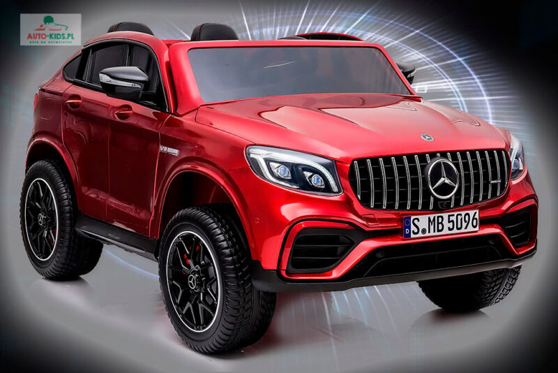 Sportowy SUV Mercedes GLC63S AMG 4x45W 2x12V/18Ah BORDOWY LAKIEROWANY
