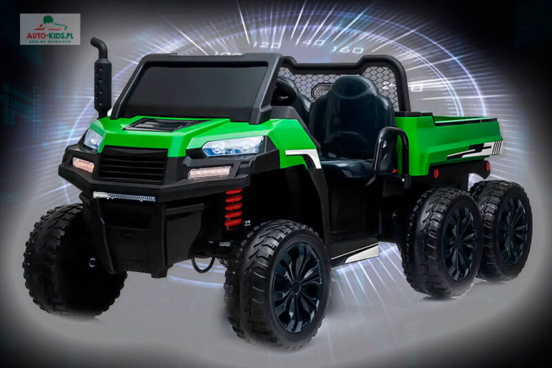 Pojazd dla dzieci Wywrotka Farmer Truck 4x200W 24V - ZIELONA