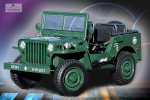Pojazd Wojskowy Jeep Willys 3-Osob. Mega Mocny 4x120W