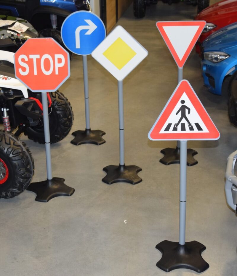 Znaki drogowe dla dzieci - komplet 5 sztuk