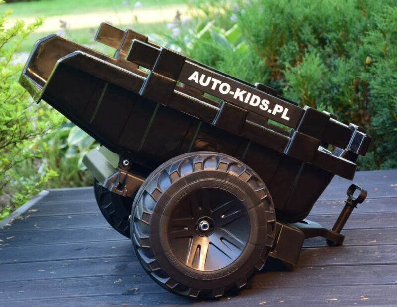 Uniwersalna przyczepka do pojazdów na akumulator auto-kids.pl CZARNA