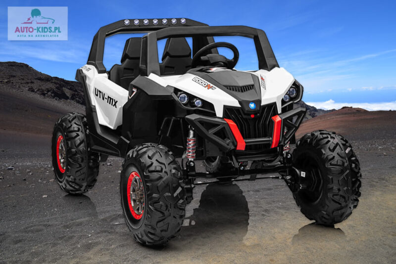 Pojazd Buggy UTV XMX-603B Wersja PREMIUM 24V 4x100W=400W 24V 9Ah BIAŁY