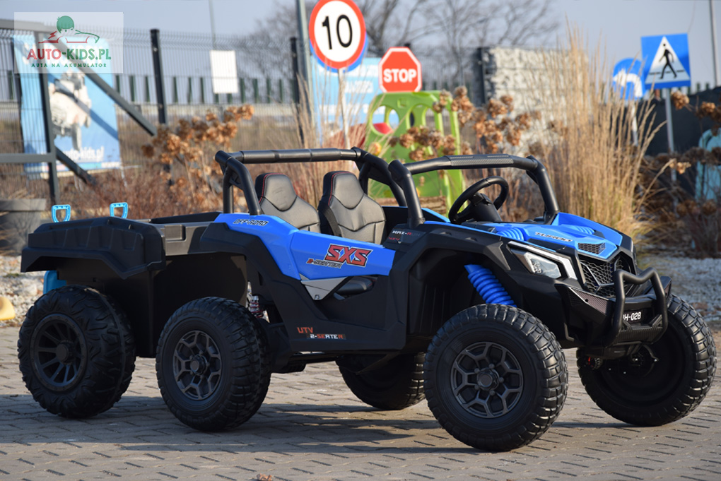 Wielki pojazd 2-osob. Buggy Off-Road z PRZYCZEPKĄ Mega Moc 4x4 800W 24V20AH! 4 kolory
