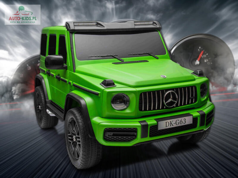 Mercedes AMG G63 XXL Wersja PREMIUM! CICHE SILNIKI 2X280W!! 2x24V 20Ah!! ZIELONY