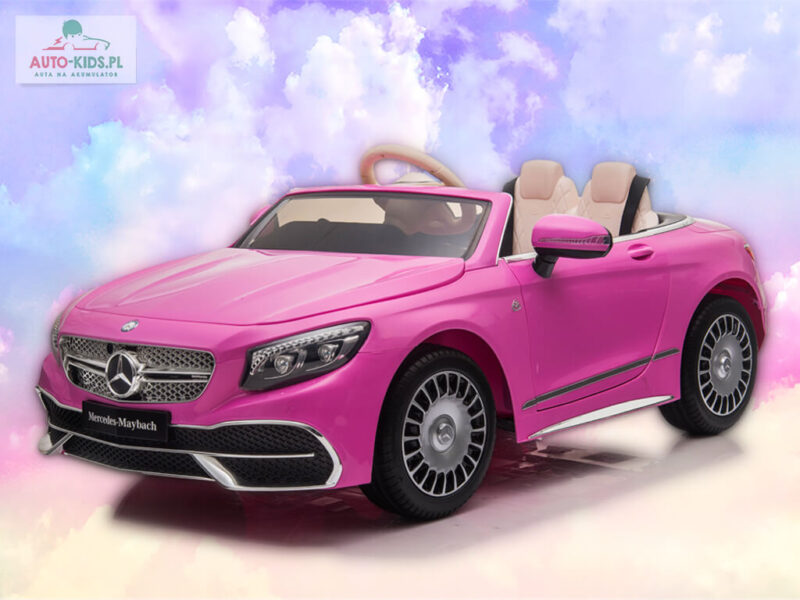 Limuzyna Mercedes S650 Maybach 2x45W! 12V 10Ah! RÓŻOWY