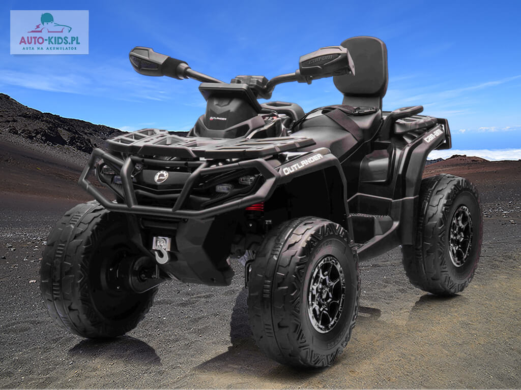Quad Can Am Outlander Wersja Premium 4x200W (800W!!!) 24V10Ah!! CZARNY