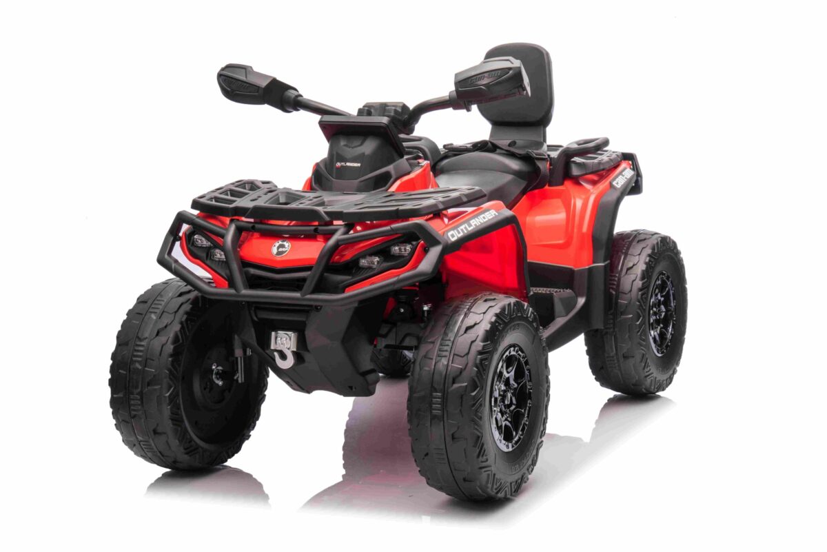 Quad Can Am Outlander 4x45W 180W 12V14Ah + Pilot z funkcją STOP!!! CZERWONY