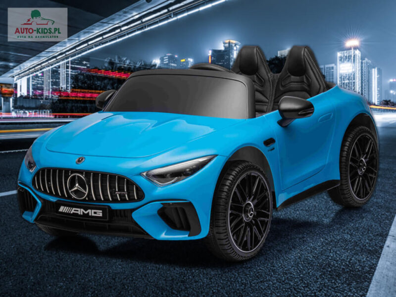 Mercedes AMG SL 63 Wersja Premium 4x200W (800W!) 24V 10Ah NIEBIESKI LAKIEROWANY