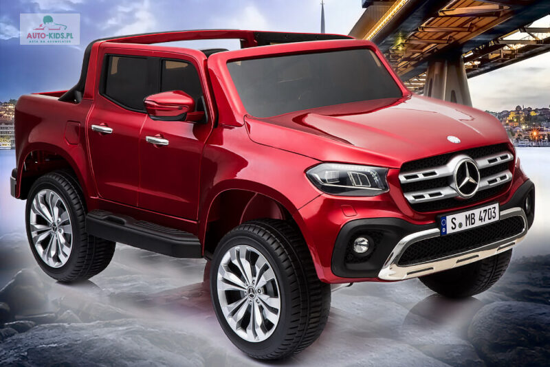 Pojazd Pick-up na akumulator Mercedes X 4x4 180W 2x12V7Ah BORDOWY LAKIEROWANY