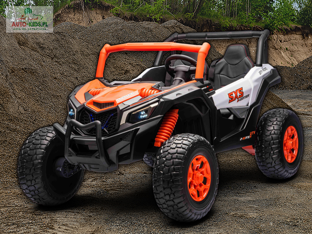 2026 Wielki pojazd 2-osob. Buggy Off-Road Mega Moc 4x4 800W 24V20AH! POMARAŃCZOWY