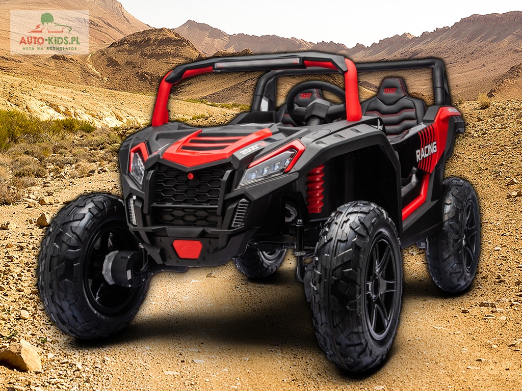 Olbrzymia terenówka 2-os. Buggy UTV Racing NEW 4x200W 24V20Ah! POMPOWANE KOŁA! Wersja Premium Deluxe! 6 KOLORÓW